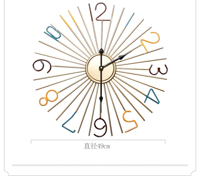 Light Luxury Art Wall Clock Bedroom Industrial Gold Nordic Creative Morden Clock Living Room Home Large Zegar Home Decor AE50WC
Light Luxury Art Wall Clock Bedroom Industrial Gold Nordic Creative Morden Clock Living Room Home Large Zegar Home Decor AE50WC