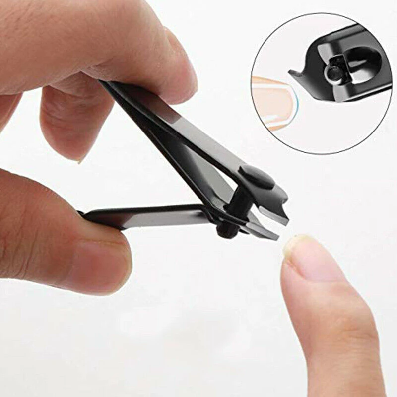 1 Pcs Black Stainless Steel Nail Clippers High Quality No Dead Angle Nail Scissor Nail Trimmer Portable Toe Nail Clippers Knife
1 Pcs Black Stainless Steel Nail Clippers High Quality No Dead Angle Nail Scissor Nail Trimmer Portable Toe Nail Clippers Knife