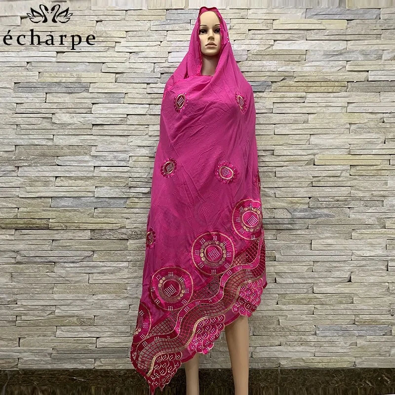 100% Cotton Scarf African Women Big Circle Splicing Design Embroidery Scarf Hollow out Soft Cotton Hijab Scarfs Shawls EC812
100% Cotton Scarf African Women Big Circle Splicing Design Embroidery Scarf Hollow out Soft Cotton Hijab Scarfs Shawls EC812