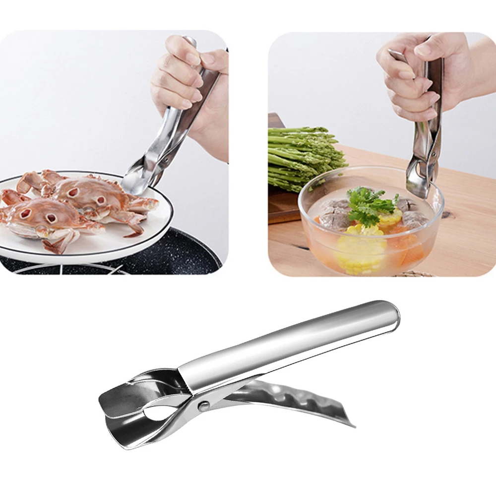 1Pc Anti-Scald Dish Clamp Stainless Steel Pan Pot Holder Carrier Bowl Non-Slip Gripper Plate Retriever Tongs Kitchen Accessories
1Pc Anti-Scald Dish Clamp Stainless Steel Pan Pot Holder Carrier Bowl Non-Slip Gripper Plate Retriever Tongs Kitchen Accessories
