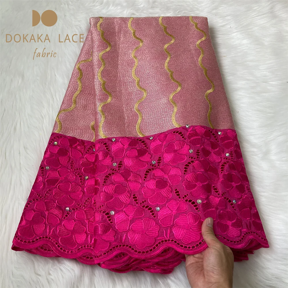 5 Yards Newest Style African Lace Fabric Swiss Voile Lace 100% Solid Cotton Lace In Switzerland Dry Lace For Wedding Sewing 
5 Yards Newest Style African Lace Fabric Swiss Voile Lace 100% Solid Cotton Lace In Switzerland Dry Lace For Wedding Sewing