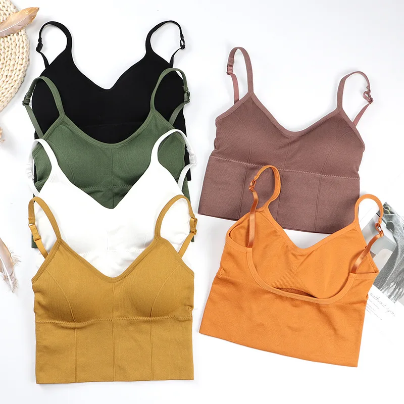 U-shaped Back Bra Tube Top Women Crop Top Solid Sexy Lingerie Sports Bras Street Bralette Tank Padded Seamless Underwear
U-shaped Back Bra Tube Top Women Crop Top Solid Sexy Lingerie Sports Bras Street Bralette Tank Padded Seamless Underwear