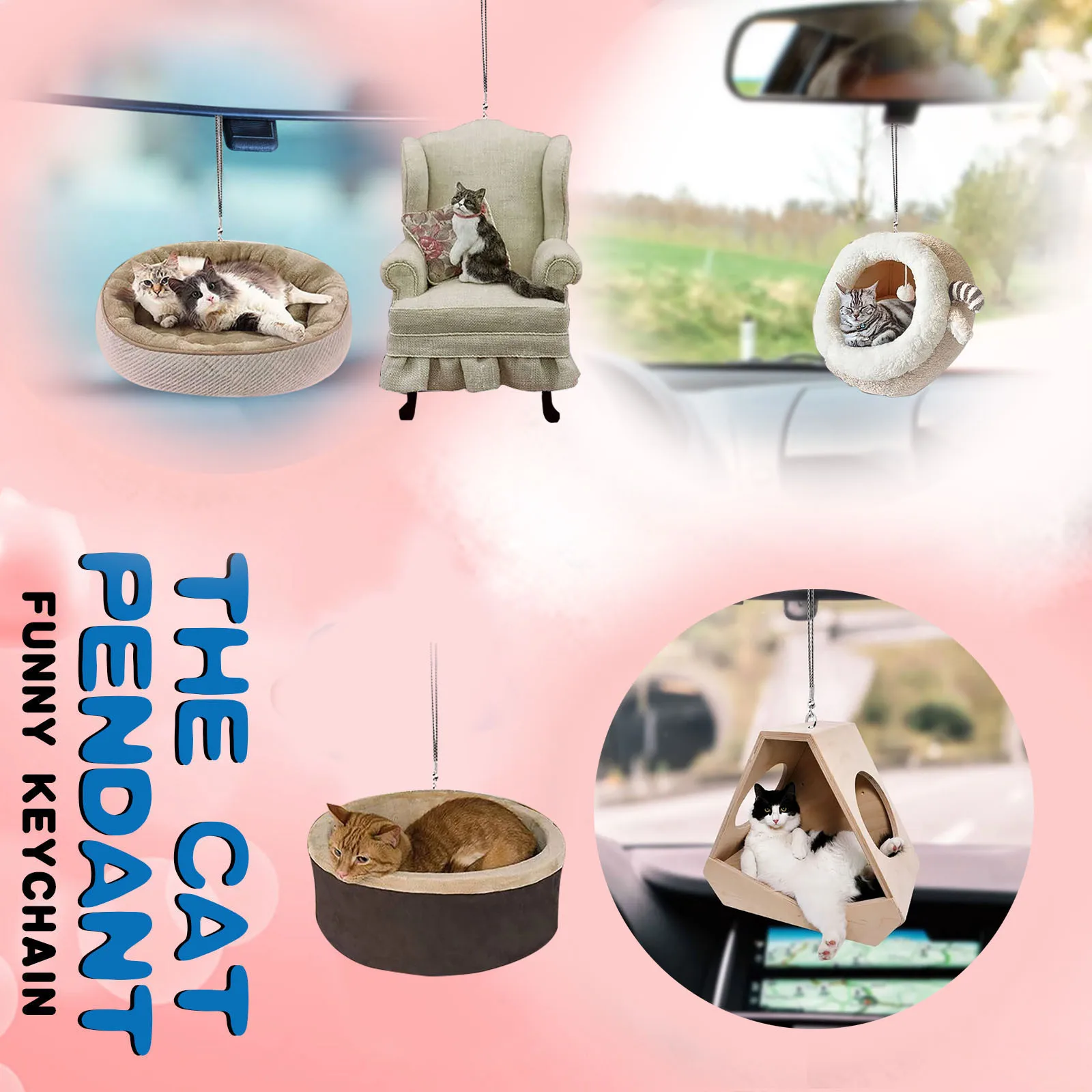 Cat Car Hanging Ornament With Colorful Balloon Flying Cat Pendant Car Interior Decor Home Decor Decoration Backpack
Cat Car Hanging Ornament With Colorful Balloon Flying Cat Pendant Car Interior Decor Home Decor Decoration Backpack
