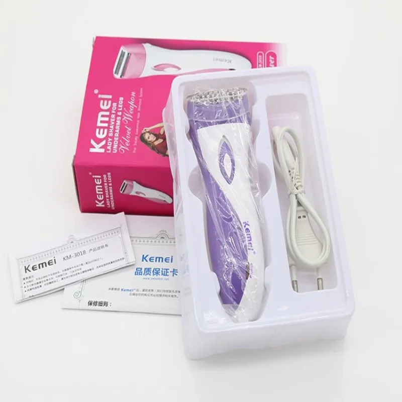 KEMEI Waterproof Electric Epilator Women Shaving Machine electric shaver Bikini Underarm Body Hair Removal Device eebt10 KM-3018
KEMEI Waterproof Electric Epilator Women Shaving Machine electric shaver Bikini Underarm Body Hair Removal Device eebt10 KM-3018