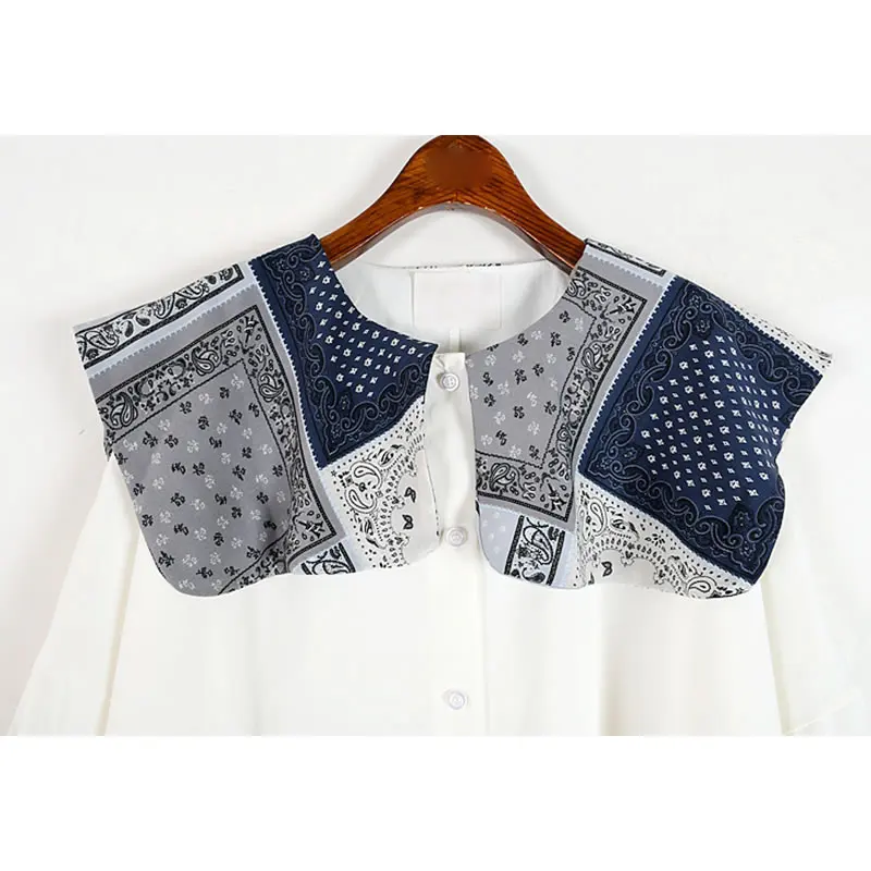 XITAO Floral Patchwork Women Shirt Tide Fashion New Style Peter Pan Collar Half Sleeve Single Breasted Small Fresh Top CLL1662
XITAO Floral Patchwork Women Shirt Tide Fashion New Style Peter Pan Collar Half Sleeve Single Breasted Small Fresh Top CLL1662
