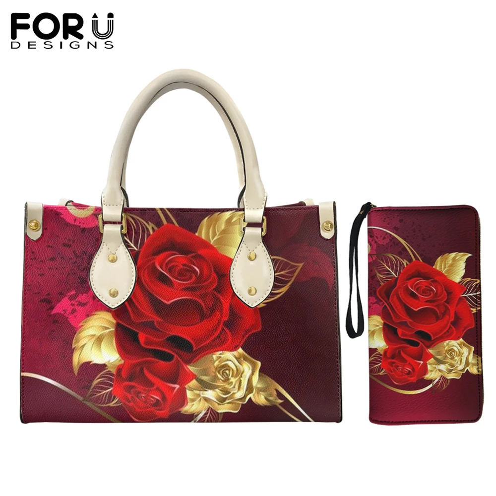 FORUDESIGNS искусство розы цветок кожаные сумочки для женщин Роскошные женские сумки с бумажником 2 шт. женские сумки на плечо
FORUDESIGNS искусство розы цветок кожаные сумочки для женщин Роскошные женские сумки с бумажником 2 шт. женские сумки на плечо