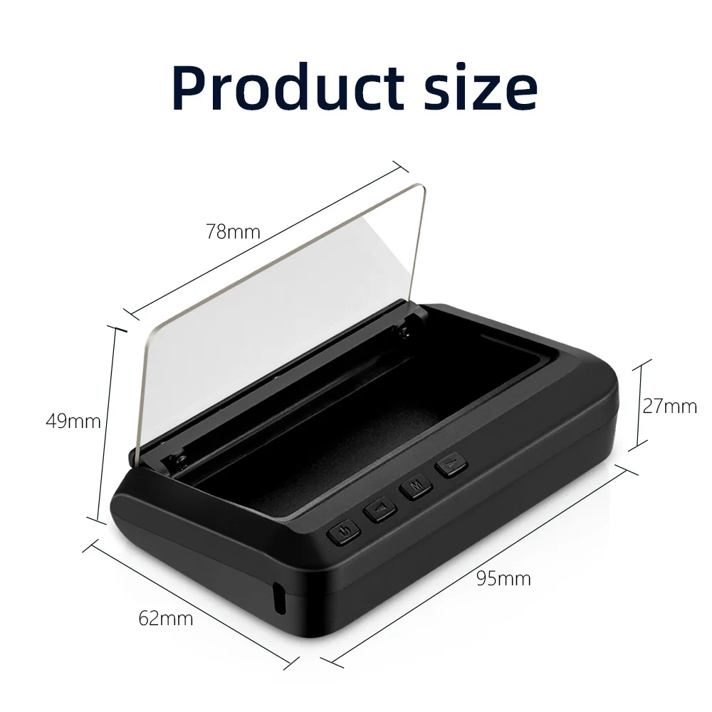 Car Head Up Display Car Front OBD2 HUD Mirror C100 Security Alarm Digital Speed Projector Water Temperature MPH KMH
Car Head Up Display Car Front OBD2 HUD Mirror C100 Security Alarm Digital Speed Projector Water Temperature MPH KMH