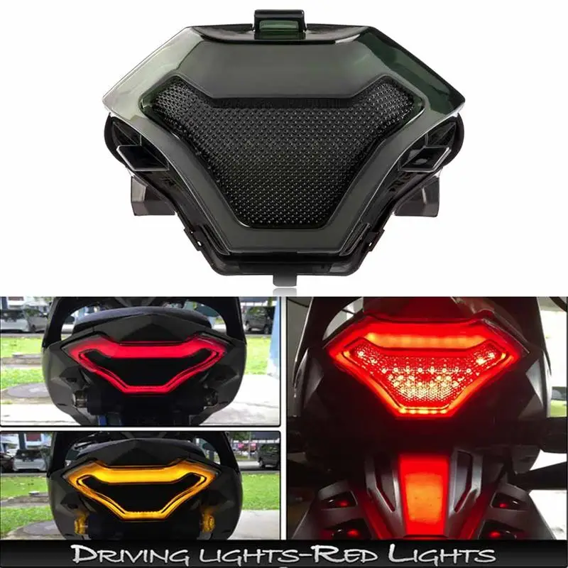 New 2021 Rear Turn Signal Lamp Assembly 12V Motorcycle LED Taillight For Yamaha YZF R3 R25 Y15ZR MT07 FZ07 LC150 MT-07 YZ-F 
New 2021 Rear Turn Signal Lamp Assembly 12V Motorcycle LED Taillight For Yamaha YZF R3 R25 Y15ZR MT07 FZ07 LC150 MT-07 YZ-F