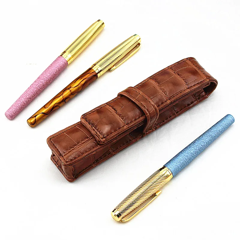 Handmade PU Leather Pencil Bag, Cowhide Fountain Pen Case Holder, Vintage Retro Style Accessories For Travel Journal
Handmade PU Leather Pencil Bag, Cowhide Fountain Pen Case Holder, Vintage Retro Style Accessories For Travel Journal