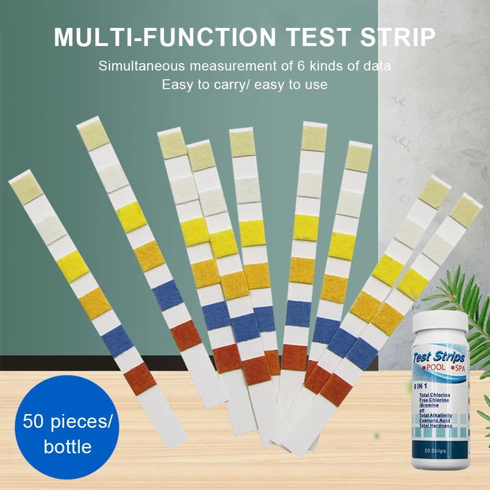 3-In-1/4-In-1/5-In-1/6-In-1 Swimming Pool Ph Test Paper Chlorine Test Strip Spa Water Tester Multipurpose Swimming Pool Water
3-In-1/4-In-1/5-In-1/6-In-1 Swimming Pool Ph Test Paper Chlorine Test Strip Spa Water Tester Multipurpose Swimming Pool Water