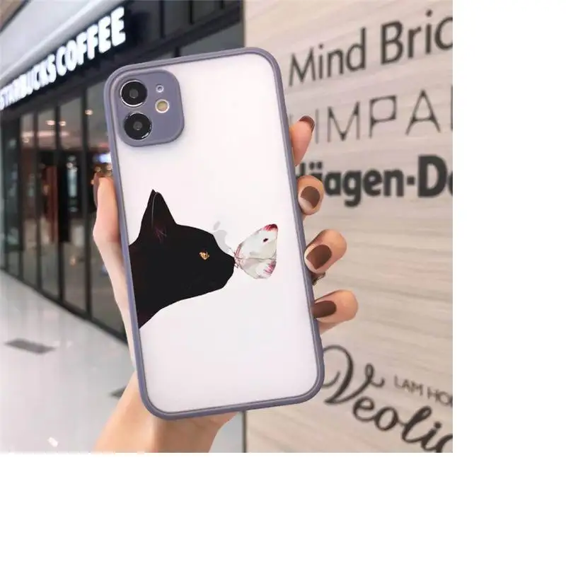 Black cat cute cartoon animal Phone Cases matte transparent For iphone 7 8 11 12 plus mini x xs xr pro max luxury brand cover
Black cat cute cartoon animal Phone Cases matte transparent For iphone 7 8 11 12 plus mini x xs xr pro max luxury brand cover