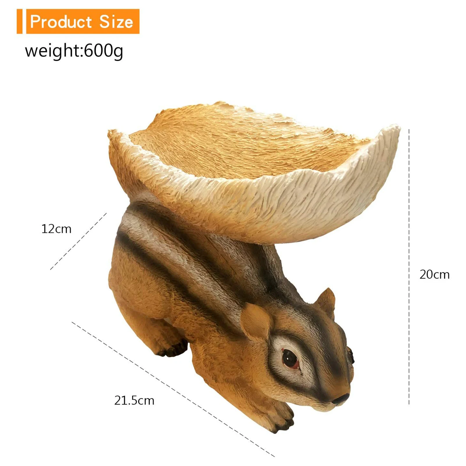 Bird Feeder Outdoor Squirrel Bird Feeder Lawn Garden Decor For Animals Home Gardening Resin Decoration 8.5L X 4.7W X 7.9H Inch
Bird Feeder Outdoor Squirrel Bird Feeder Lawn Garden Decor For Animals Home Gardening Resin Decoration 8.5L X 4.7W X 7.9H Inch