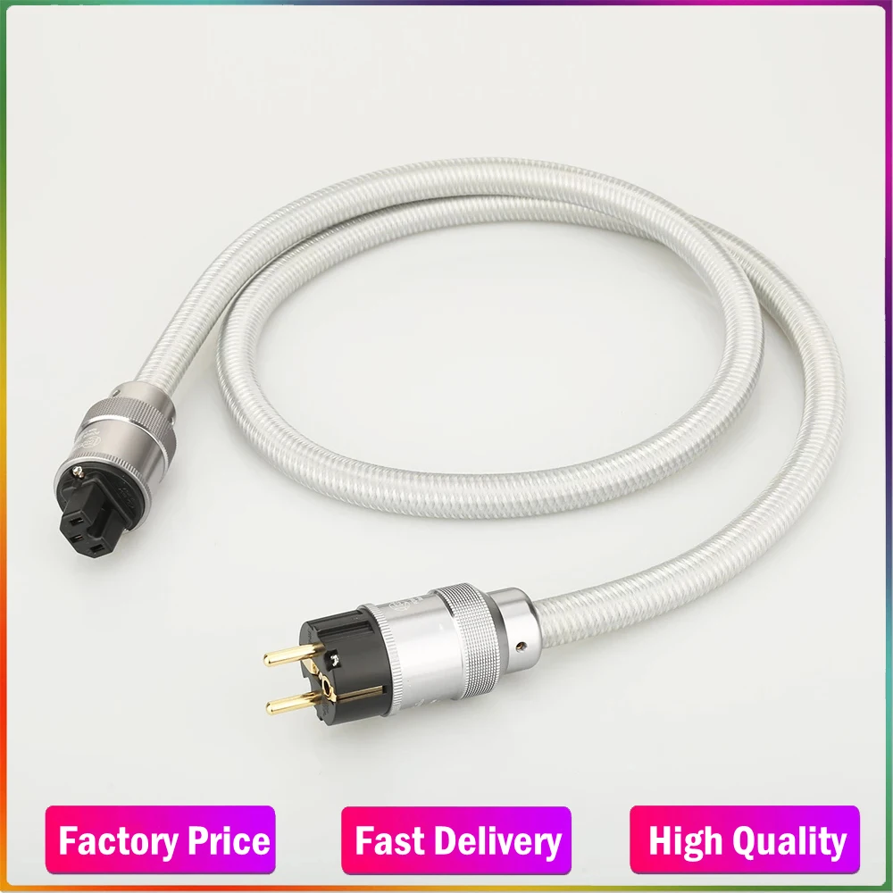 KRELL High Quality Pure Copper CRYO-156 Power Plug HIFI EU Schuko AC Power Cable HIFI US AC Power Cord Cable For Tube Amp CD 
KRELL High Quality Pure Copper CRYO-156 Power Plug HIFI EU Schuko AC Power Cable HIFI US AC Power Cord Cable For Tube Amp CD