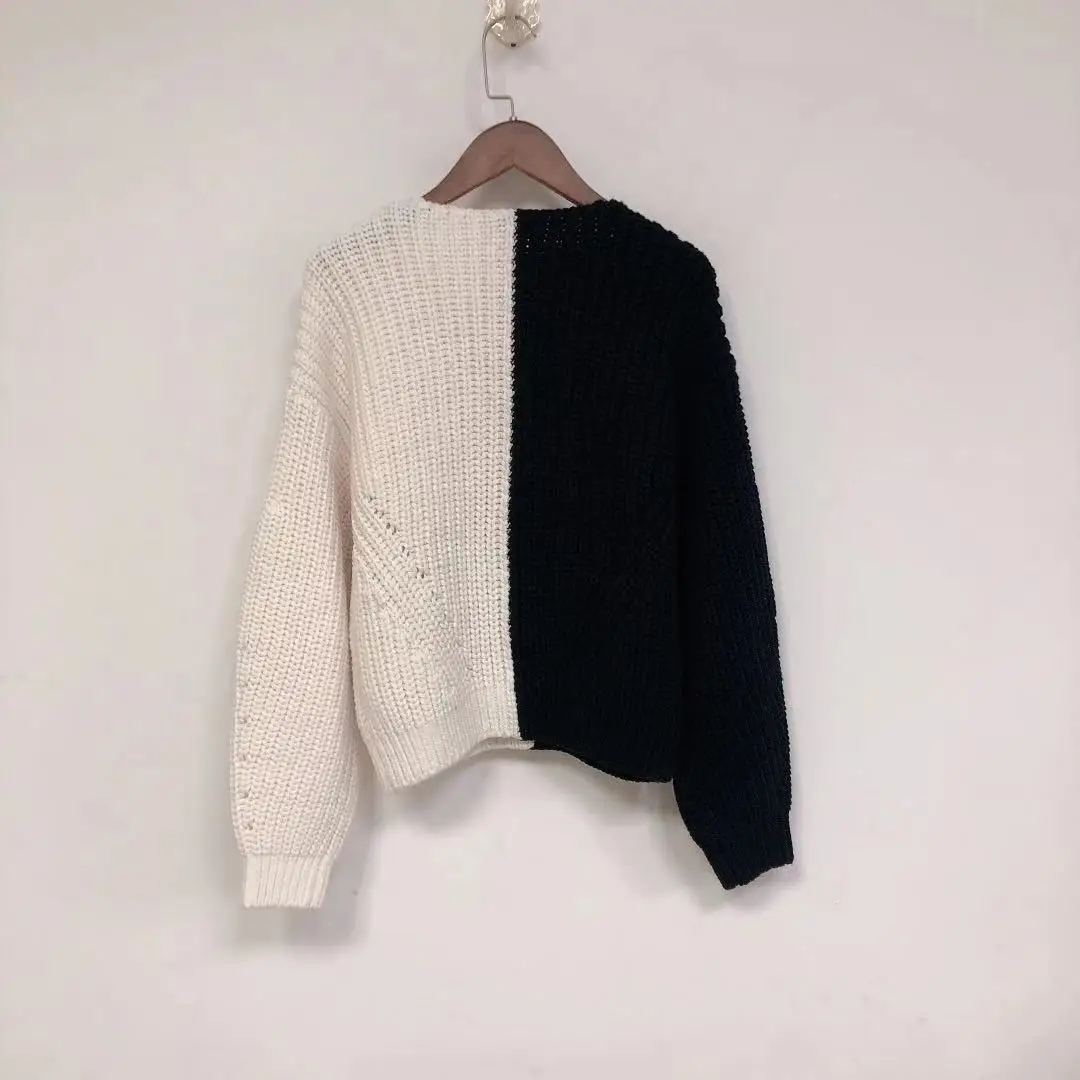 Early Spring 2021 New Women Sweater Casual All-match Color Matching V-neck Thin Crystal Buckle Blended Wool Cardigan Sweater
Early Spring 2021 New Women Sweater Casual All-match Color Matching V-neck Thin Crystal Buckle Blended Wool Cardigan Sweater