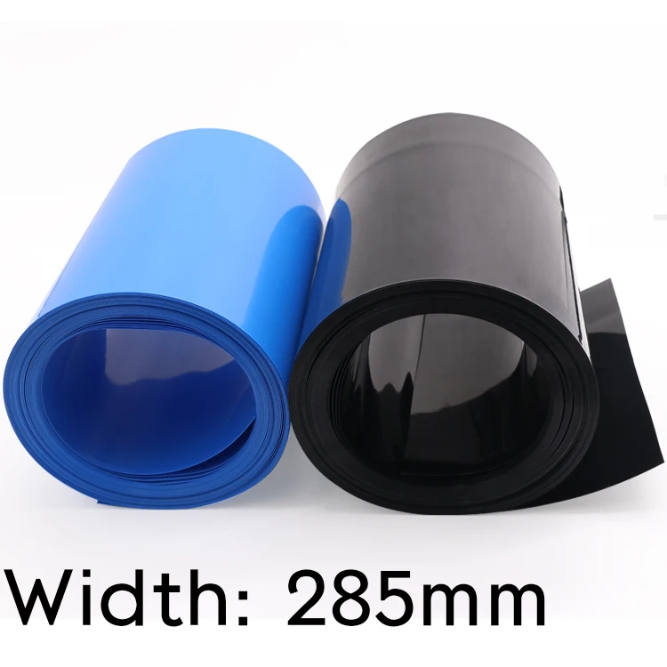 Width 285mm PVC Heat Shrink Tube Dia 180mm Lithium Battery Insulated Film Wrap Protection Case Pack Wire Cable Sleeve Black Blue
Width 285mm PVC Heat Shrink Tube Dia 180mm Lithium Battery Insulated Film Wrap Protection Case Pack Wire Cable Sleeve Black Blue