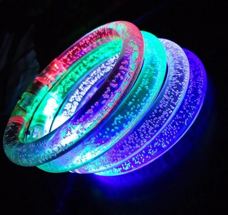 Multicolor LED Flashing Bracelet Light Up Acrylic Bangle for Party Bar Halloween,Chiristmas, Hot Dance Gift
Multicolor LED Flashing Bracelet Light Up Acrylic Bangle for Party Bar Halloween,Chiristmas, Hot Dance Gift