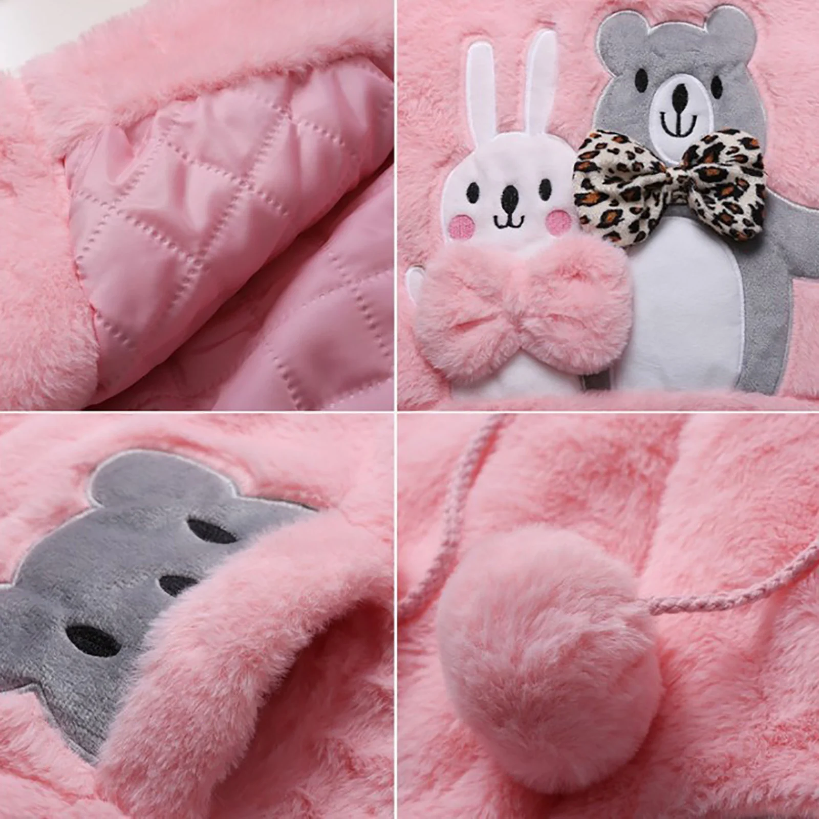 4-14Y of Teens Girls' Woolen Jacket Coat Autumn 2020 New Kids Children's Bear Hooded Faux Fur Winter Wool Cotton Blends Outwear
4-14Y of Teens Girls' Woolen Jacket Coat Autumn 2020 New Kids Children's Bear Hooded Faux Fur Winter Wool Cotton Blends Outwear