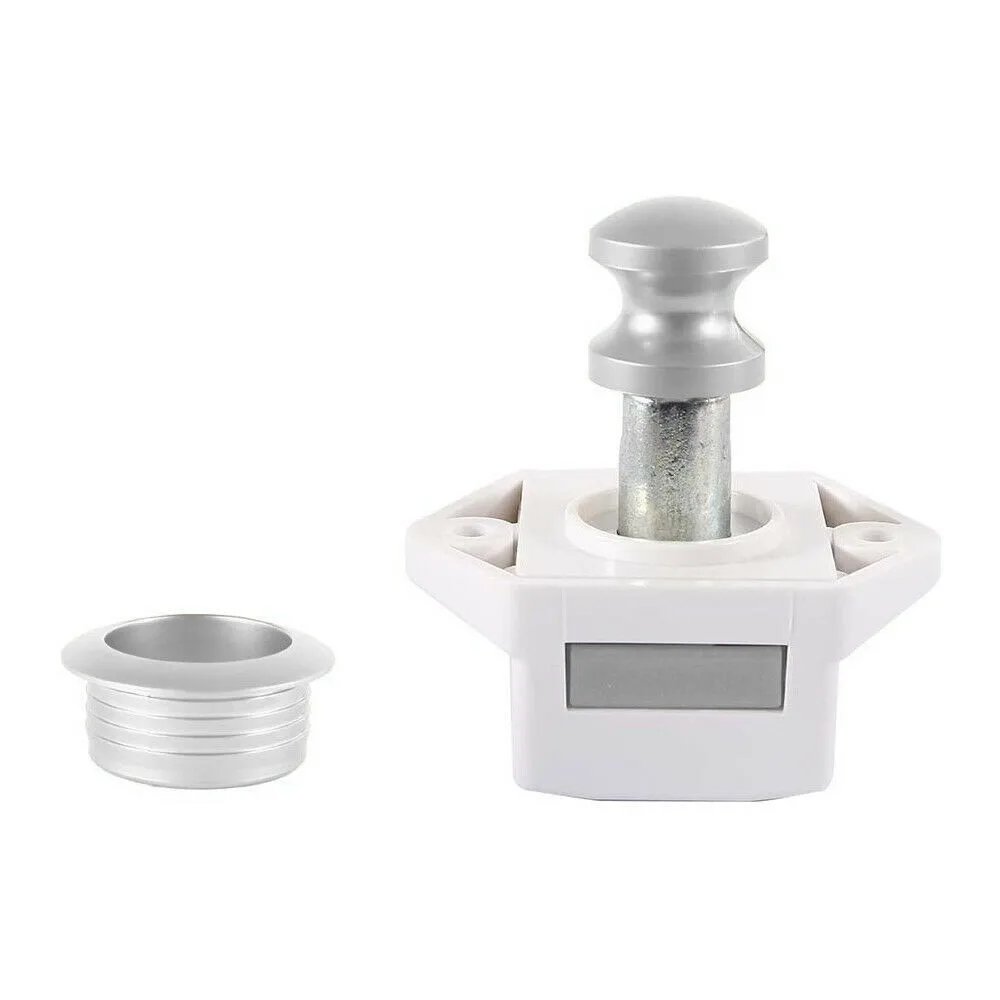 5pcsPush Button Catch Box Lock Camper Door Lock Protective Cover For Auto Drawer Cupboard Door Cabinet Campervan
5pcsPush Button Catch Box Lock Camper Door Lock Protective Cover For Auto Drawer Cupboard Door Cabinet Campervan