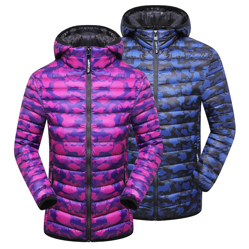 Rlyaeiz 2018 Autumn Jackets Men Casual Chaquetas Hombre Ultralight Camouflage Down Parka Winter Coat Men Lightweight Overcoat