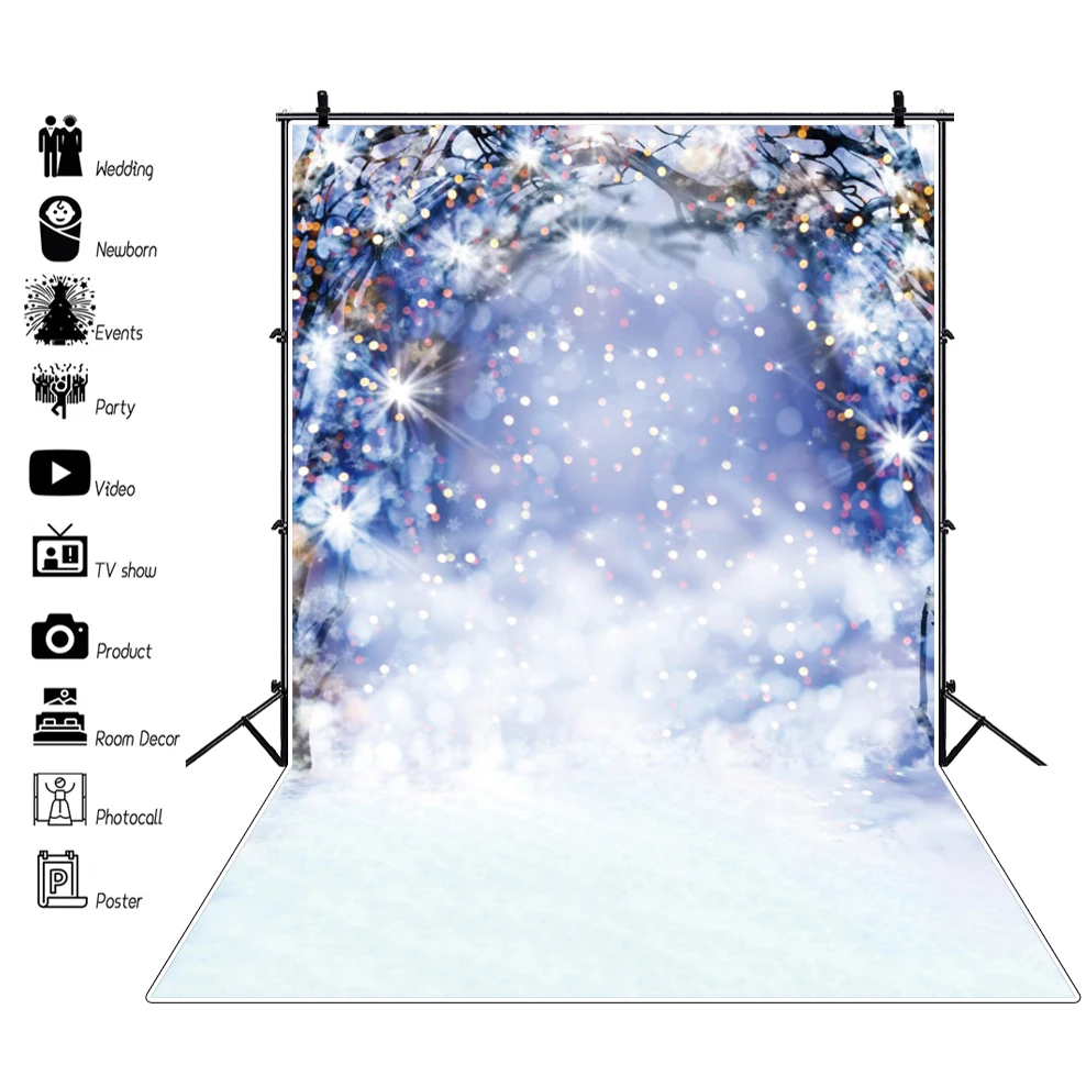 Winter Snow Forest Shiny Light Bokeh Polka Dots Child Baby Portrait Photography Background Christmas Vinyl Backdrop Photo Studio
Winter Snow Forest Shiny Light Bokeh Polka Dots Child Baby Portrait Photography Background Christmas Vinyl Backdrop Photo Studio