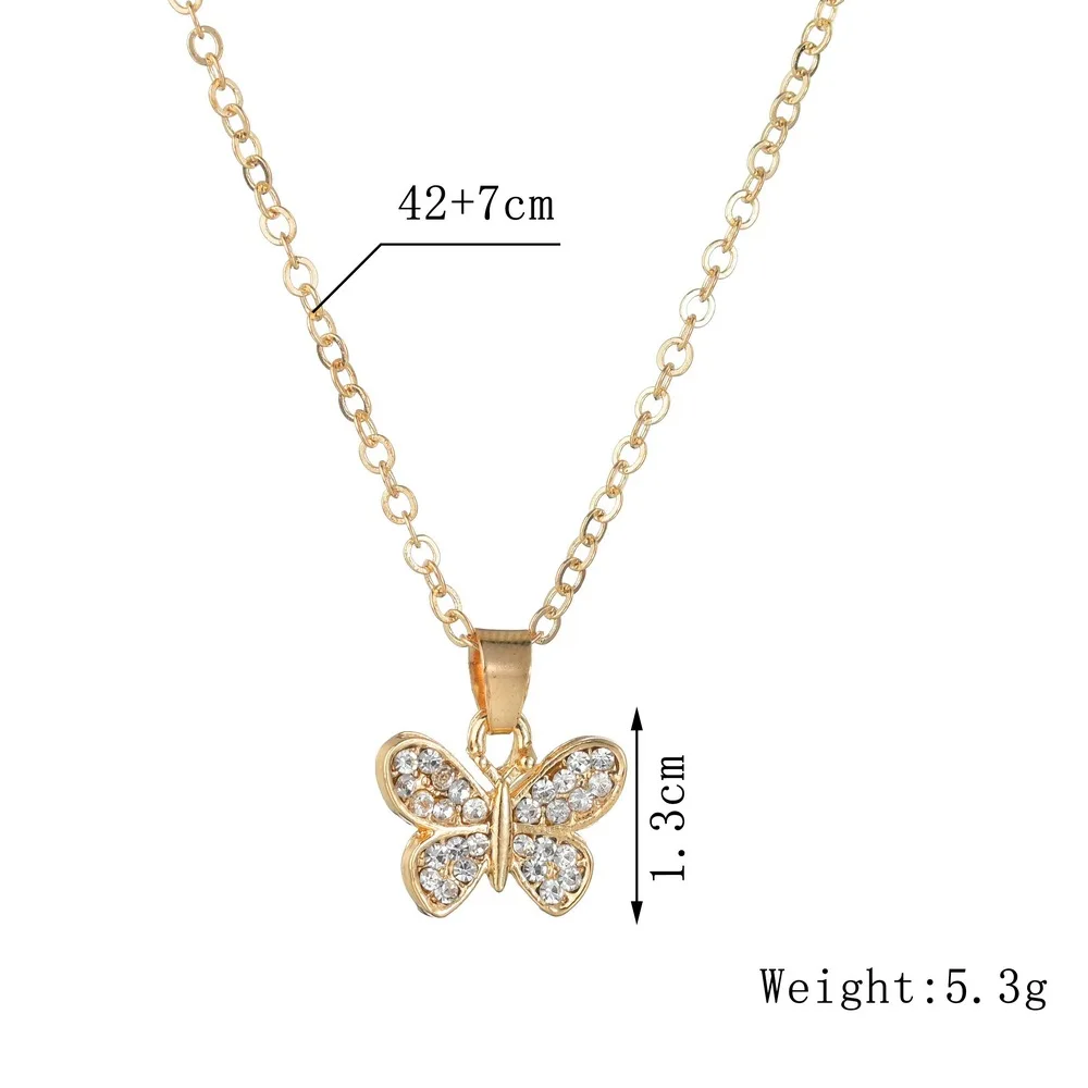 Butterfly Pendant Necklace For Women Fashion Personality Charm Necklace Exquisite Jewelry Birthday Gift Simple Clavicle Chain
Butterfly Pendant Necklace For Women Fashion Personality Charm Necklace Exquisite Jewelry Birthday Gift Simple Clavicle Chain