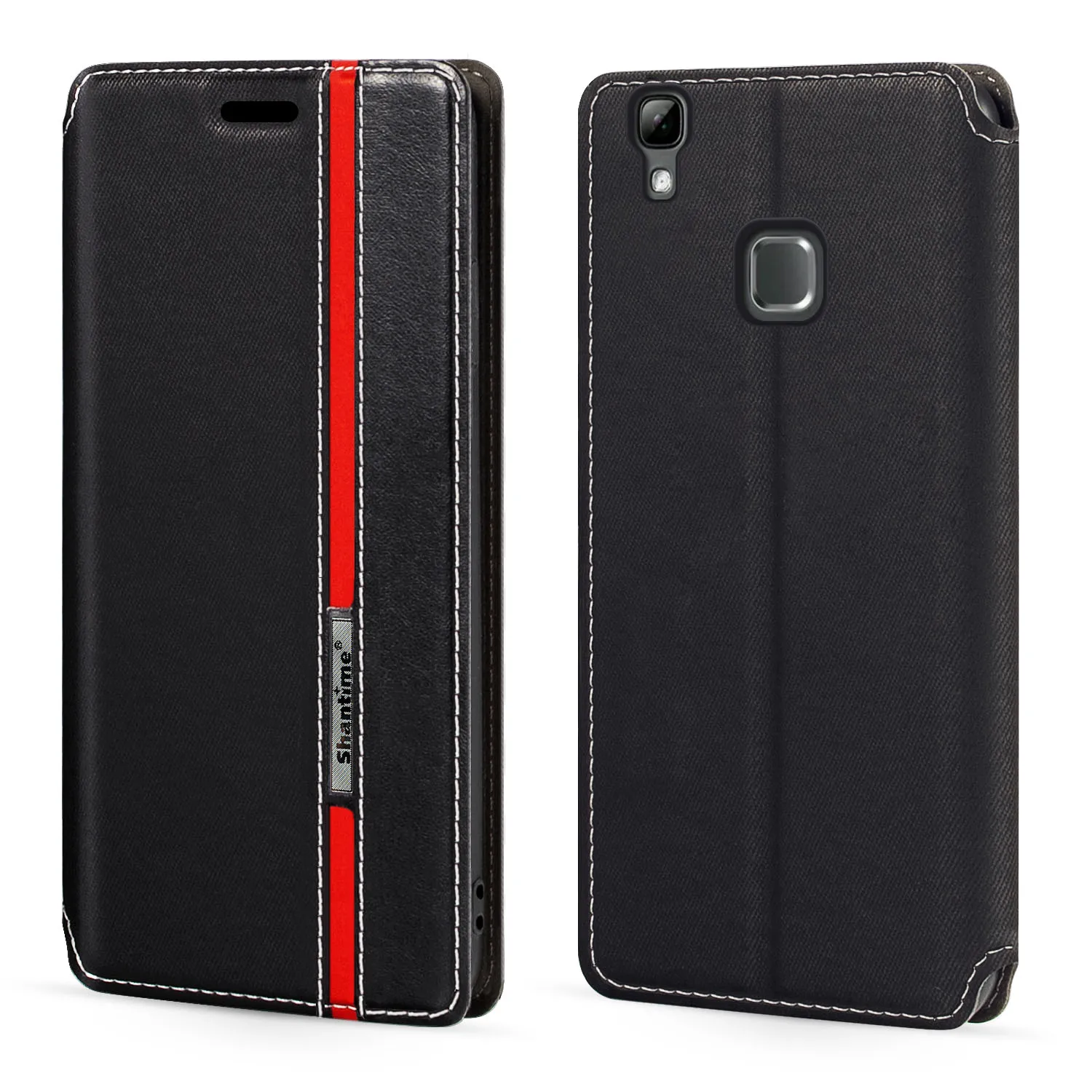 

For Doogee X5 MAX Case Fashion Multicolor Magnetic Closure Leather Flip Case Cover with Card Holder 5.0 inches
