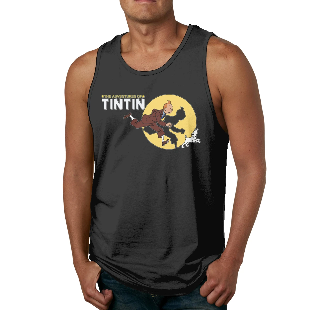Cartoon The Adventures Of Tintin 100% Cotton Sleeveless Tank Top 2020 New Crewneck Summer Tops
Cartoon The Adventures Of Tintin 100% Cotton Sleeveless Tank Top 2020 New Crewneck Summer Tops