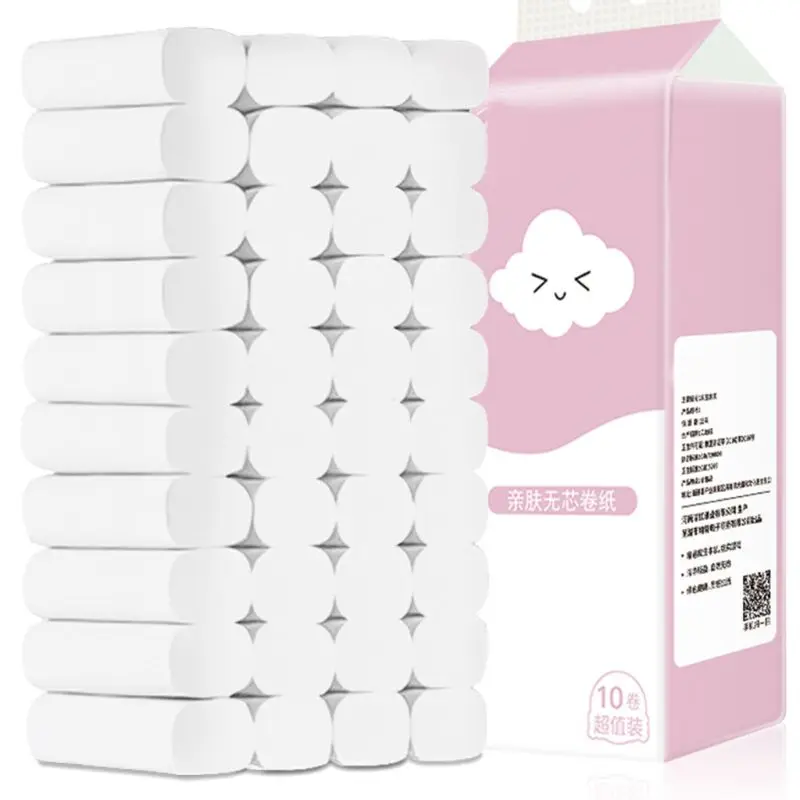 10 Rolls Toilet Paper No Fluorescent Agent Ultra Soft Stronge 4-Ply Sheets Safe Bath Tissue for Home Kitchen
10 Rolls Toilet Paper No Fluorescent Agent Ultra Soft Stronge 4-Ply Sheets Safe Bath Tissue for Home Kitchen