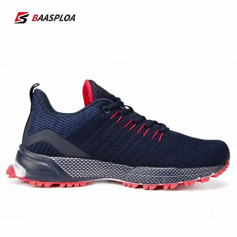 Baasploa New Men Lightweight Knit Mesh Running Shoes Outdoor Non-slip Breathable Sports Shoes Shock Absorption Walking Shoes
Baasploa New Men Lightweight Knit Mesh Running Shoes Outdoor Non-slip Breathable Sports Shoes Shock Absorption Walking Shoes