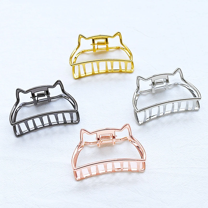 Fashion Retro Hair Claws for Women Hair Barrettes Hairpin Cat Ears Metal Hair Claw Clips Girls Hair Accessories Headwear Large
Fashion Retro Hair Claws for Women Hair Barrettes Hairpin Cat Ears Metal Hair Claw Clips Girls Hair Accessories Headwear Large