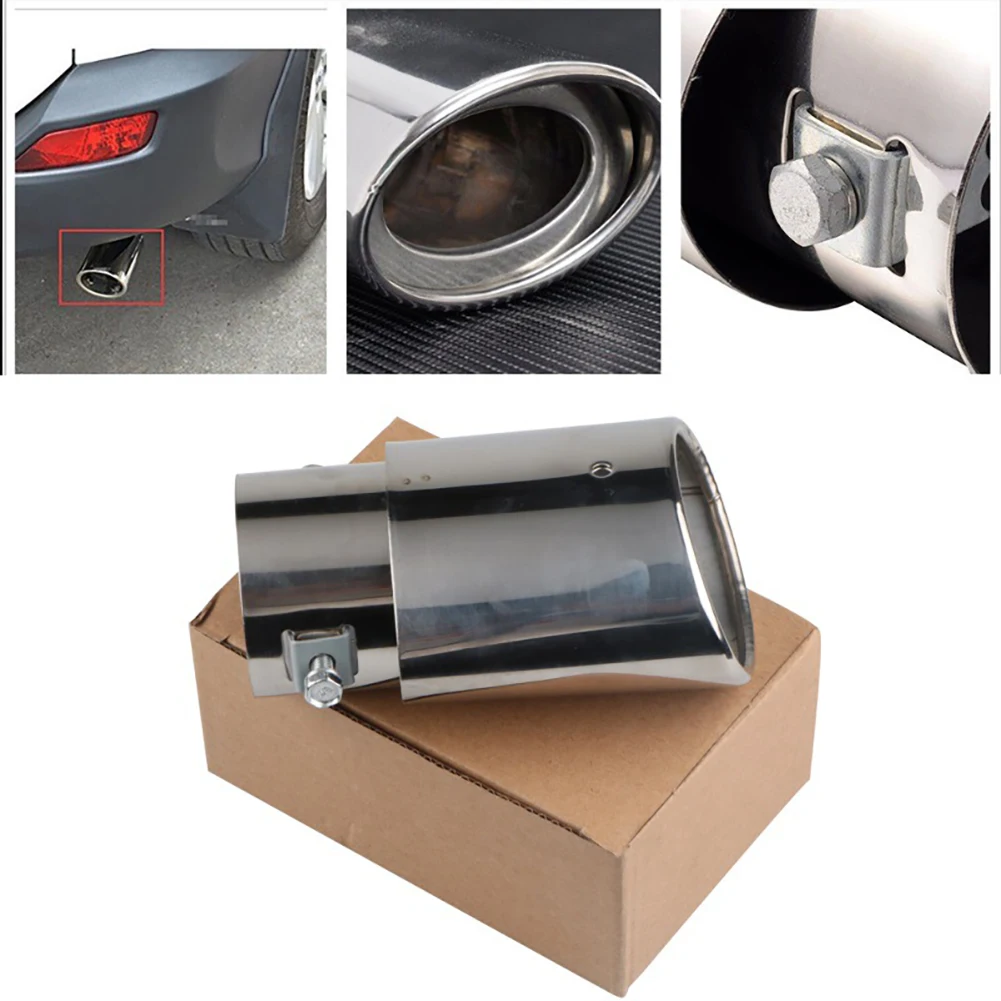 Universal Car Auto Exhaust Muffler Tip Stainless Steel Pipe Chrome Trim Modified Car Rear Tail Throat Liner Accessories Hot
Universal Car Auto Exhaust Muffler Tip Stainless Steel Pipe Chrome Trim Modified Car Rear Tail Throat Liner Accessories Hot