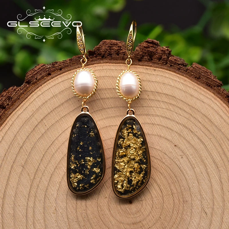 GLSEEVO Pure Natural Freshwater Pearl Earrings S925 Sterling Silver Original Woman Pendant Noble Luxury Jewelry GE0750
GLSEEVO Pure Natural Freshwater Pearl Earrings S925 Sterling Silver Original Woman Pendant Noble Luxury Jewelry GE0750