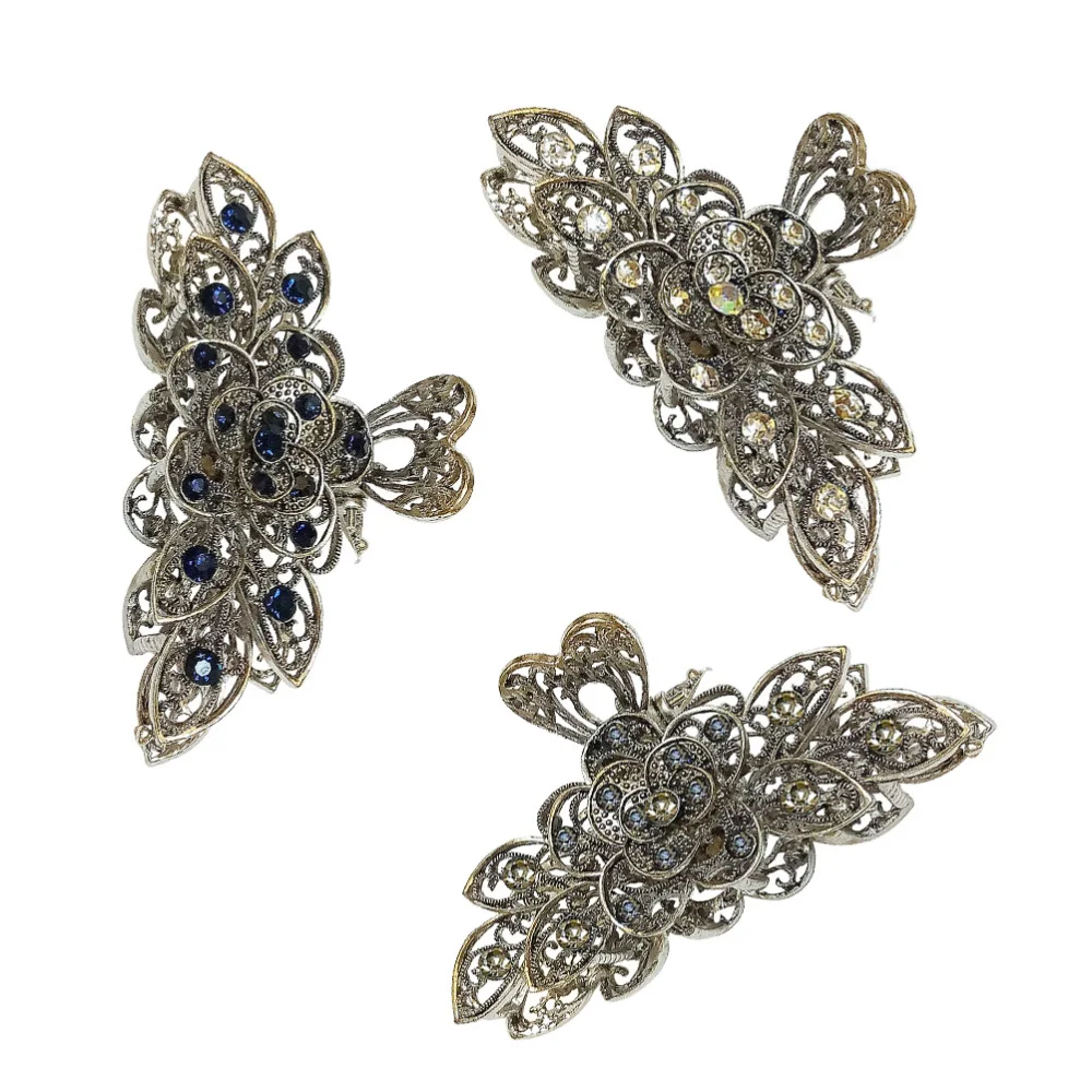 3PCS European And American Alloy Retro Rhinestone Ladies Hairpin Decorative Wind Female Hairpin 
3PCS European And American Alloy Retro Rhinestone Ladies Hairpin Decorative Wind Female Hairpin