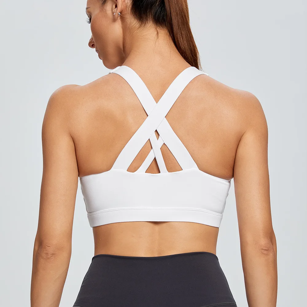 Plus Size Sports Underwear Women's Cross Back Shockproof Gathered High Intensity Sexy Fitness Vest Yoga Bra Wide Shoulder Straps
Plus Size Sports Underwear Women's Cross Back Shockproof Gathered High Intensity Sexy Fitness Vest Yoga Bra Wide Shoulder Straps