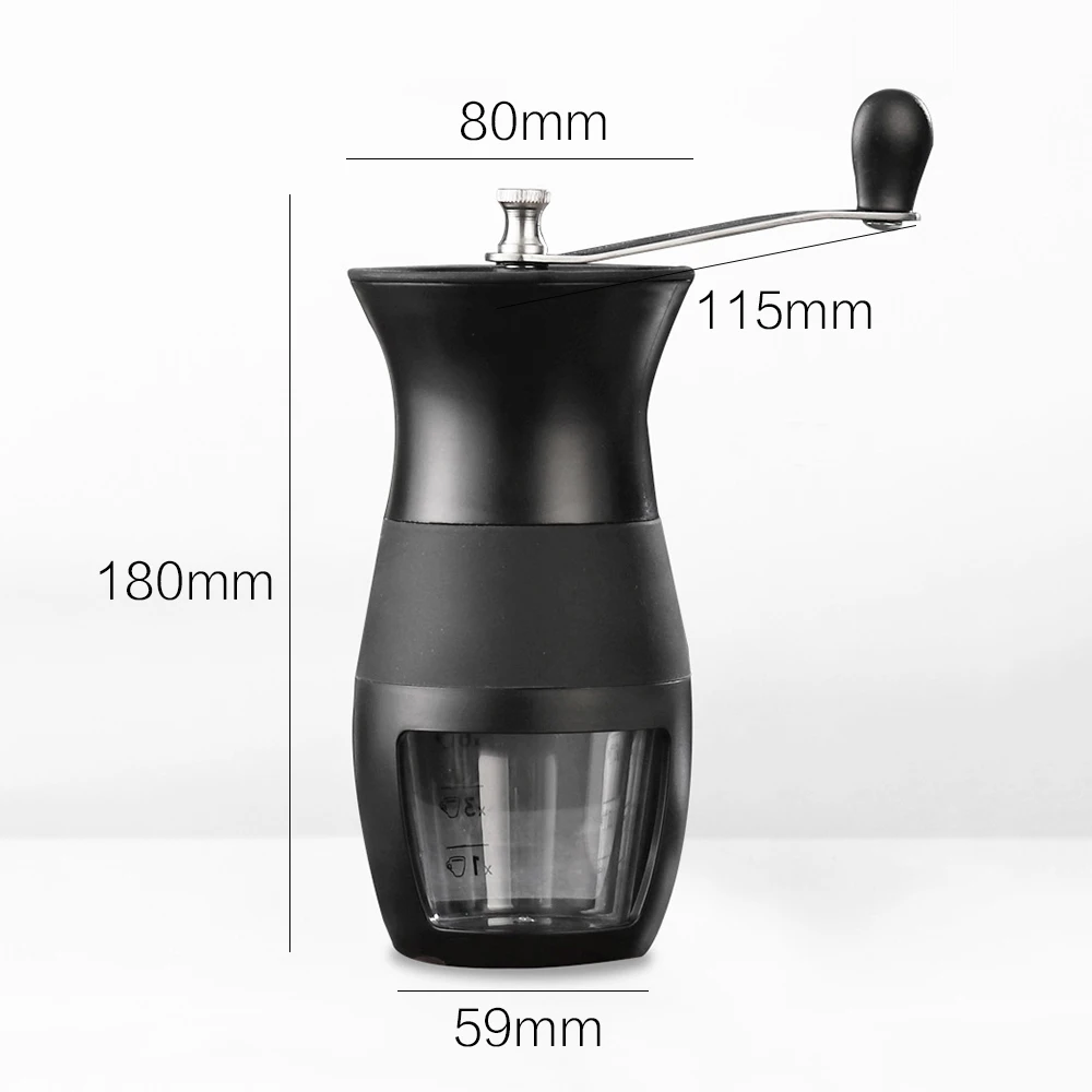 Manual Coffee Grinder, Hand coffee grinder mill with Ceramic Burrs, Stainless Steel Handle, Suitable for Camping and Home Use
Manual Coffee Grinder, Hand coffee grinder mill with Ceramic Burrs, Stainless Steel Handle, Suitable for Camping and Home Use