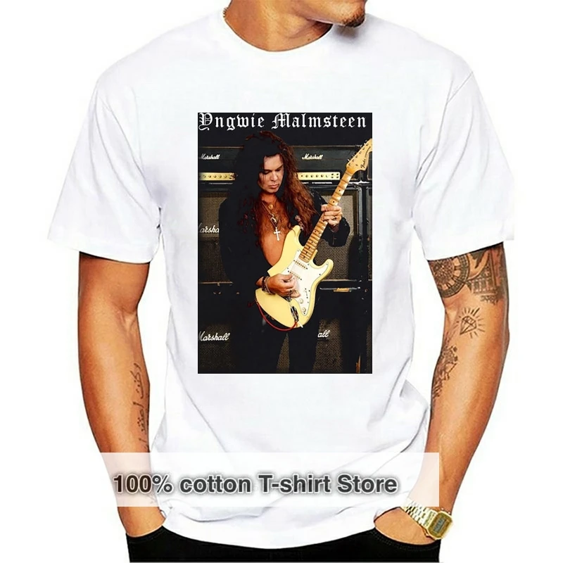 Дизайнерские футболки для мужчин, модные короткие футболки Yngwie Malmsteen с круглым вырезом, гитарист из тяжелого металла, Новинка лета 2018, мужск...
Дизайнерские футболки для мужчин, модные короткие футболки Yngwie Malmsteen с круглым вырезом, гитарист из тяжелого металла, Новинка лета 2018, мужск...