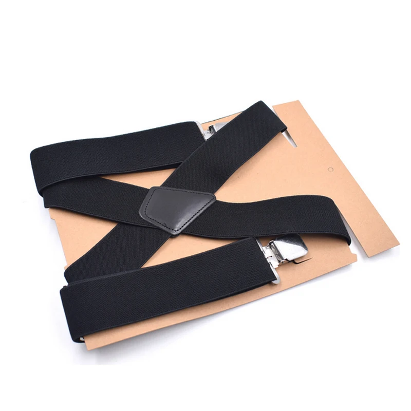 50mm Wide Elastic Adjustable Men Trouser Braces Suspenders X Shape with Strong Metal Clips Suspenders tirantes Unisex Br
50mm Wide Elastic Adjustable Men Trouser Braces Suspenders X Shape with Strong Metal Clips Suspenders tirantes Unisex Br