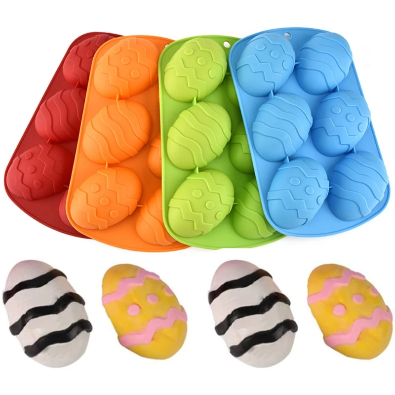2PCS 3D Easter Egg Shaped Silicone Cake Mold Dinosaur Egg Easter Day Cook Trays
2PCS 3D Easter Egg Shaped Silicone Cake Mold Dinosaur Egg Easter Day Cook Trays