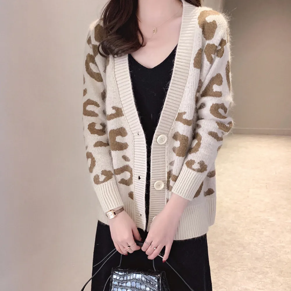 Korean Style Women Cardigan Knits Sweater Fashion Casual Long Sleeve Solid Patchwork V-neck Single-breasted Autumn Winter Tops
Korean Style Women Cardigan Knits Sweater Fashion Casual Long Sleeve Solid Patchwork V-neck Single-breasted Autumn Winter Tops