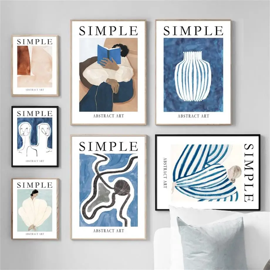 Abstract Wall Posters Simple Art Prints Modern Nordic Home Decoration Paintings for Living Room Frameless Wall Art
Abstract Wall Posters Simple Art Prints Modern Nordic Home Decoration Paintings for Living Room Frameless Wall Art