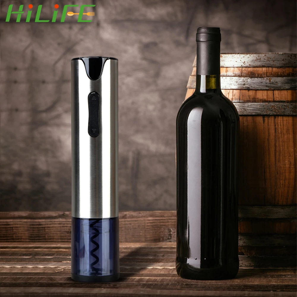 HILIFE Stainless Steel Rechargeable Automatic Corkscrew Premium Vacuum Wine Bottle Opener Electric Wine Opener Kitchen Tools
HILIFE Stainless Steel Rechargeable Automatic Corkscrew Premium Vacuum Wine Bottle Opener Electric Wine Opener Kitchen Tools