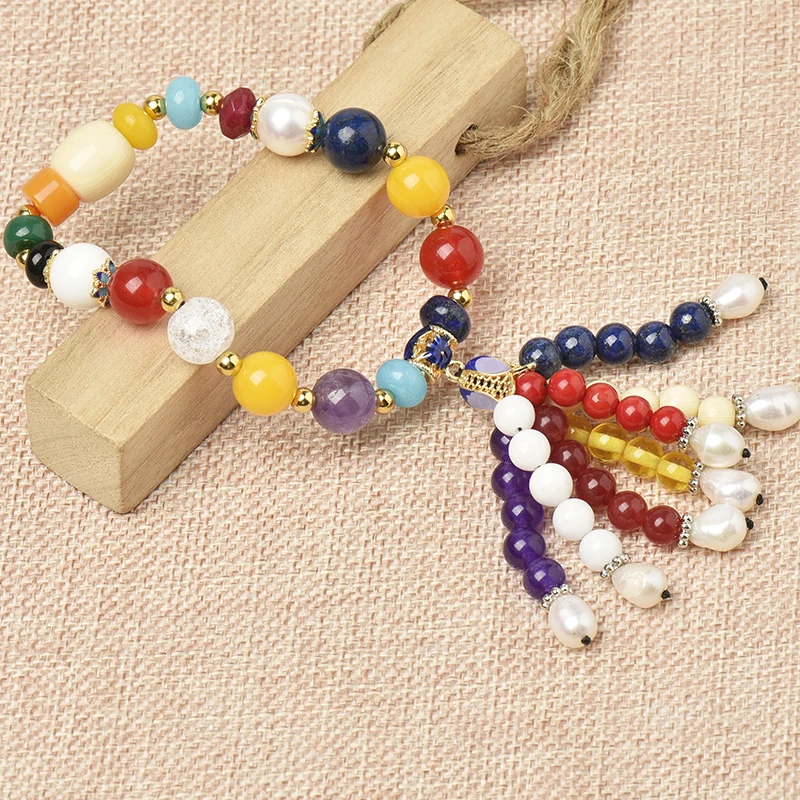 High end Bracelet seven color gem Bead Bracelet DIY handmade colorful unique fashion bracelet
High end Bracelet seven color gem Bead Bracelet DIY handmade colorful unique fashion bracelet