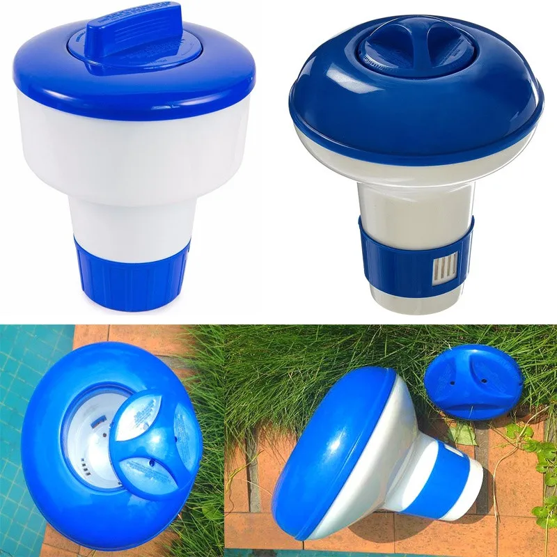 1PC 5 Inch Deluxe Large Blue and White Floating Swimming Pool Chlorine Dispenser PVC Provide Stream Chlorine Cleaning Supplies
1PC 5 Inch Deluxe Large Blue and White Floating Swimming Pool Chlorine Dispenser PVC Provide Stream Chlorine Cleaning Supplies