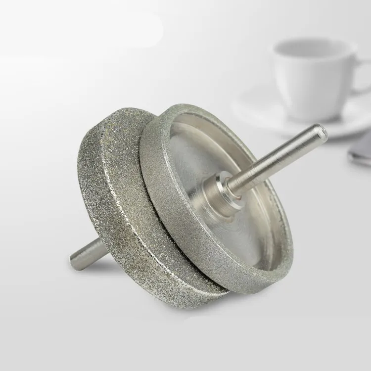 One pieces 50mm Carborundum Flat Double-sided Diamond Grinding Disc Wheel Cutting Grinding With 8mm Rod
One pieces 50mm Carborundum Flat Double-sided Diamond Grinding Disc Wheel Cutting Grinding With 8mm Rod
