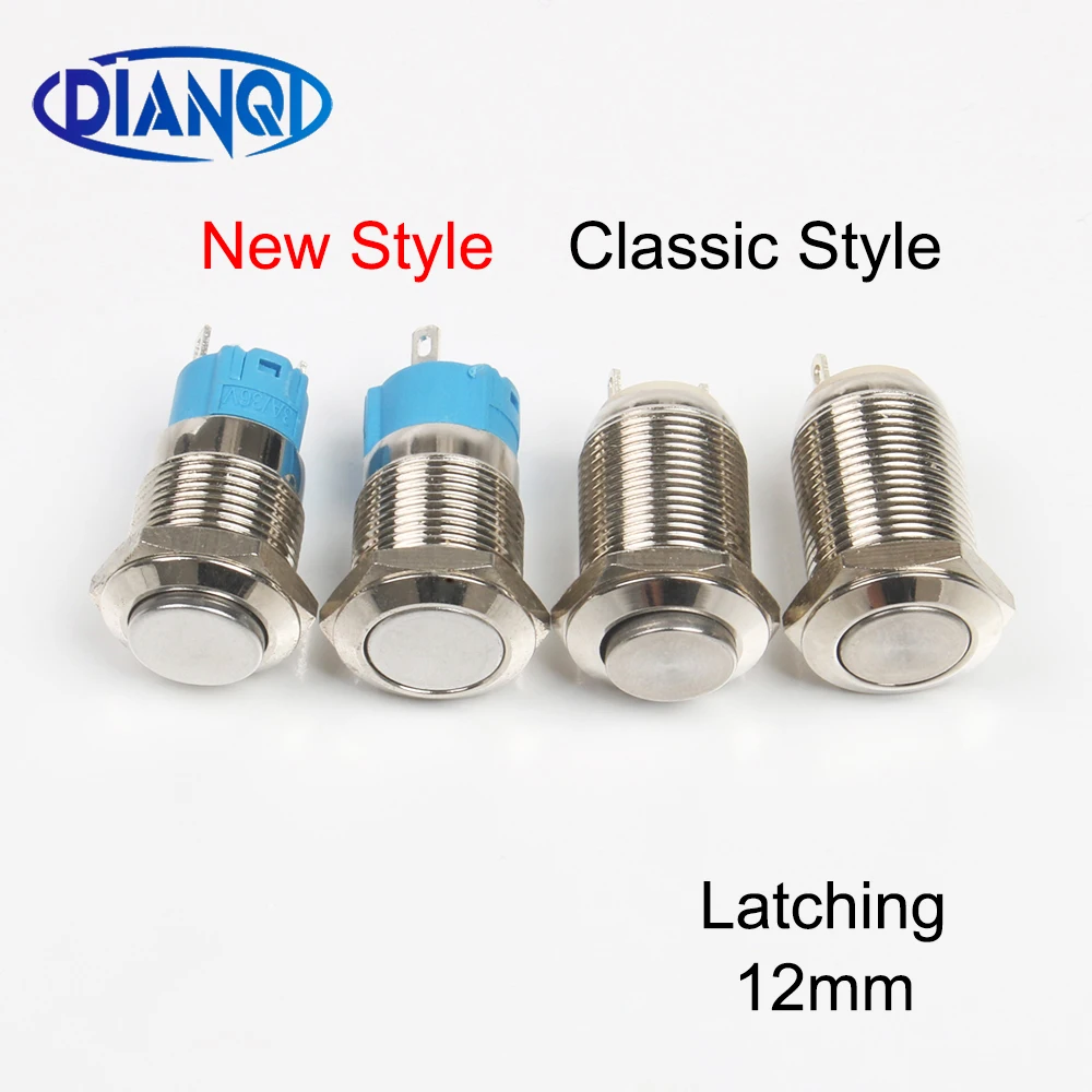 12mm metal push button waterproof nickel plated brass button switch Latching/self-locking/fix high/flat head on-off
12mm metal push button waterproof nickel plated brass button switch Latching/self-locking/fix high/flat head on-off