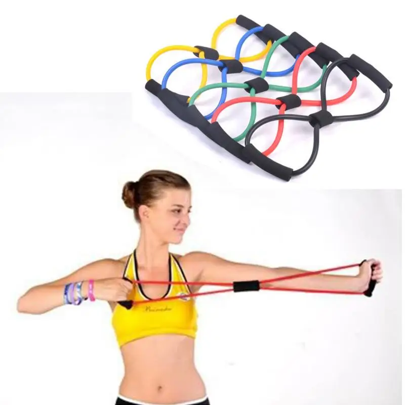 Resistance Bands Yoga Training Resistance 8 Word Chest Expander Rope Workout Muscle Pilates Fitness Tool Rubber Elastic Bands
Resistance Bands Yoga Training Resistance 8 Word Chest Expander Rope Workout Muscle Pilates Fitness Tool Rubber Elastic Bands