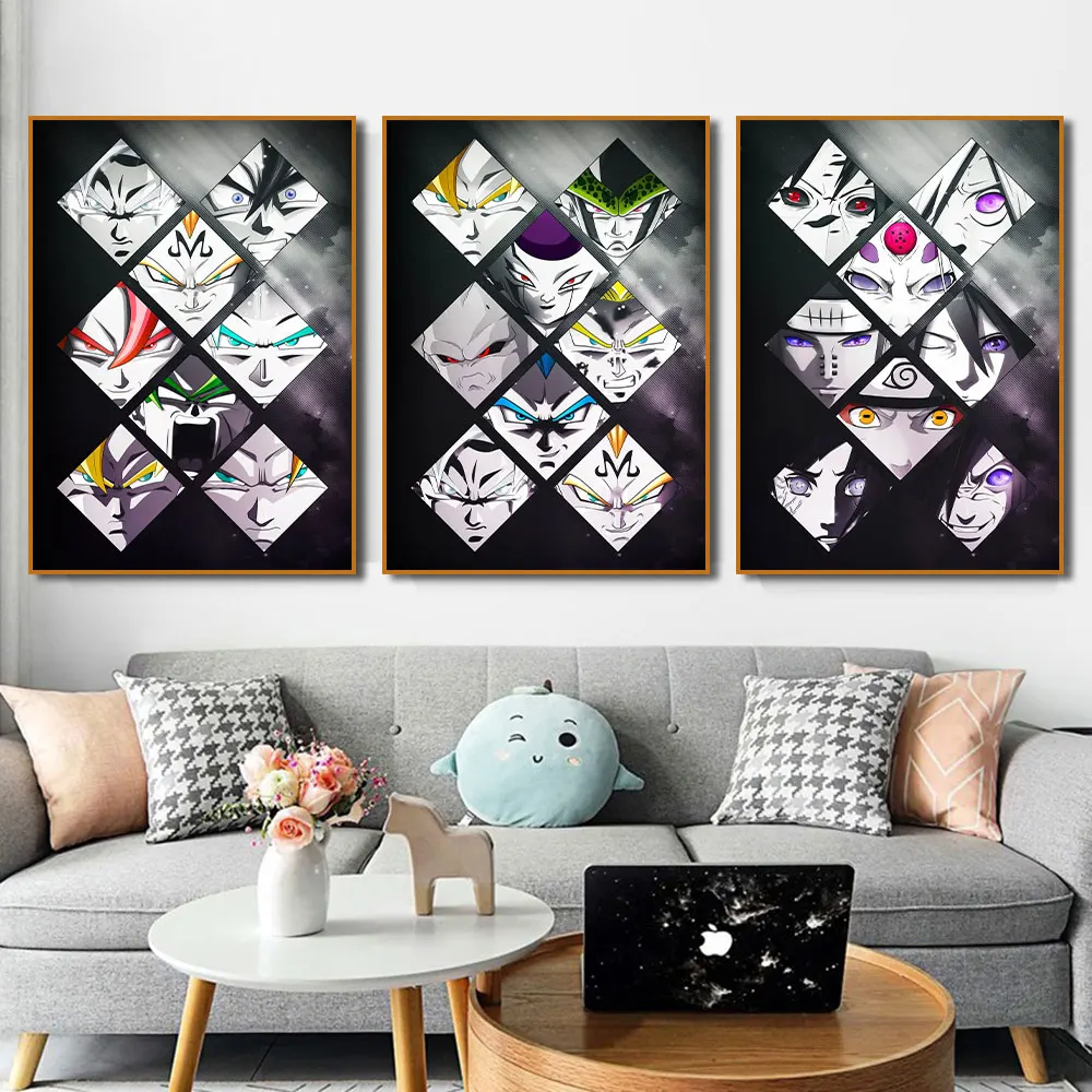 Naruto Anime Home Decor Dragon Ball Eyes Poster Wall Art Decoration Canvas Painting Cuadros Mural Home Kids Room Decor
Naruto Anime Home Decor Dragon Ball Eyes Poster Wall Art Decoration Canvas Painting Cuadros Mural Home Kids Room Decor