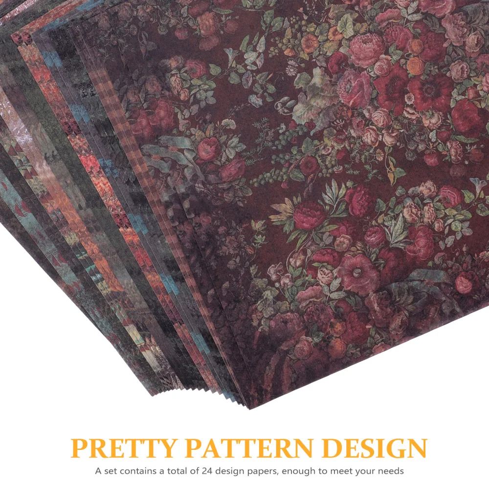 24pcs 6 inch Scrapbook Pages Floral Designs Paper Collection Decorative Paper 
24pcs 6 inch Scrapbook Pages Floral Designs Paper Collection Decorative Paper