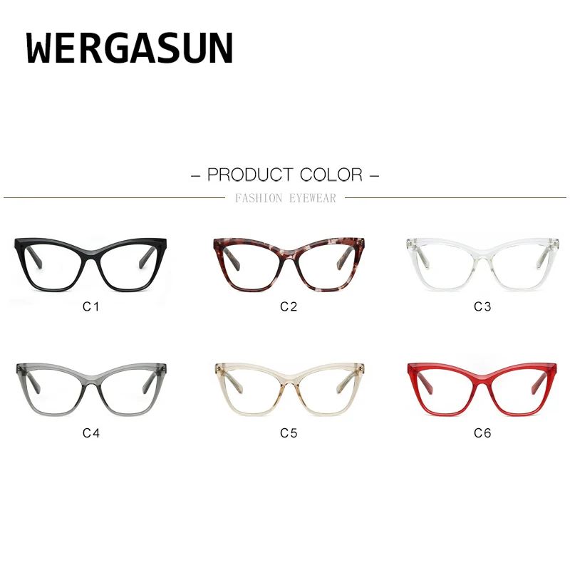 WERGASUN Retro Cat Eyes Glasses Frame Brand Vintage Women&Men Optical Clear Plain Glasses Frame Eyewear Glasses
WERGASUN Retro Cat Eyes Glasses Frame Brand Vintage Women&Men Optical Clear Plain Glasses Frame Eyewear Glasses