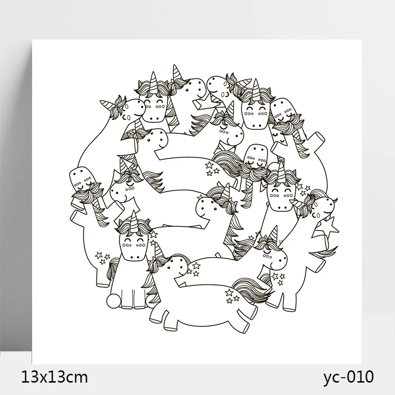 AZSG Unicorn Clear Stamps/Silicone Transparent Seals for DIY scrapbooking Card Making 13*13cm
AZSG Unicorn Clear Stamps/Silicone Transparent Seals for DIY scrapbooking Card Making 13*13cm